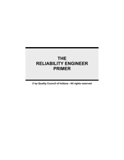 quality council of indiana cre primer
